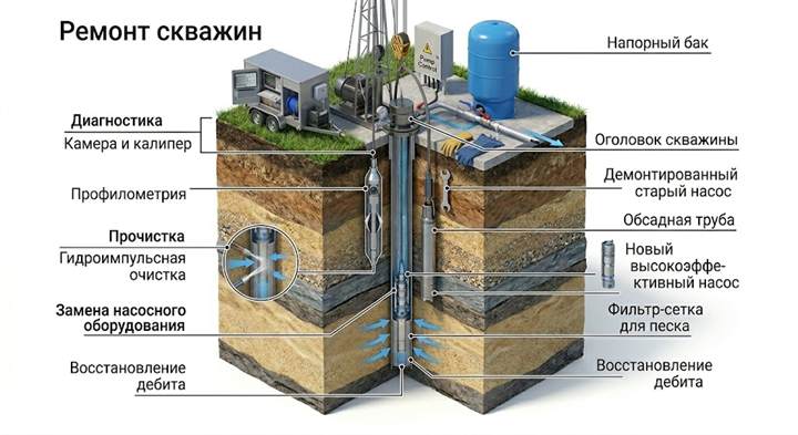 Ремонт скважин в Уссурийске